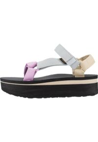 Sandały Teva Model W Flatform Univers Kolor Wielokolorowy. Kolor: wielokolorowy. Materiał: guma, materiał, tkanina, syntetyk