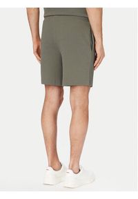 Hugo - HUGO Szorty sportowe Austin 50532023 Zielony ciemny Regular Fit. Kolor: zielony. Materiał: bawełna. Styl: sportowy #4