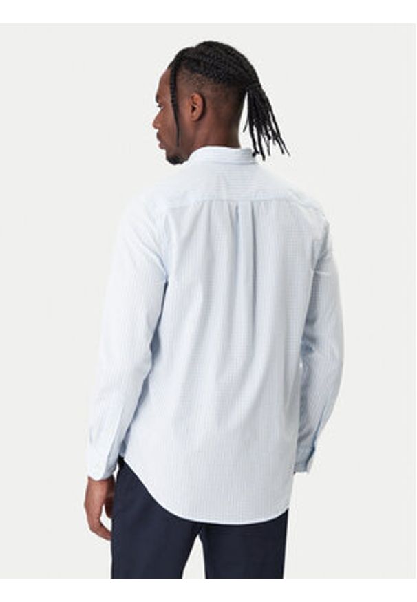 TOMMY HILFIGER - Tommy Hilfiger Koszula Gingham MW0MW41713 Błękitny Regular Fit. Kolor: niebieski. Materiał: bawełna