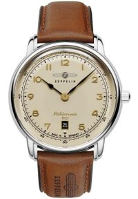 Zegarek Zeppelin Zegarek męski Zeppelin 96405 brązowy. Kolor: brązowy #1