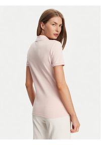 Lacoste Polo PF5462 Różowy Slim Fit. Typ kołnierza: polo. Kolor: różowy. Materiał: bawełna #5