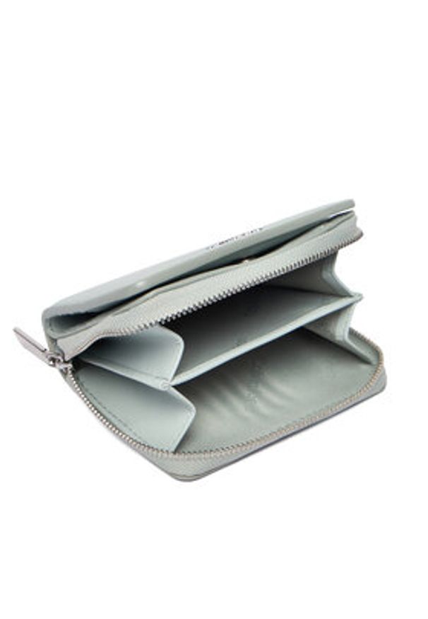 Calvin Klein Portfel Ck Must K60K611937 Szary. Kolor: szary. Materiał: skóra