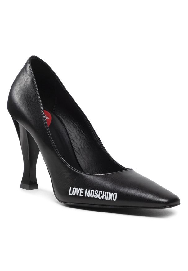 Love Moschino - Półbuty LOVE MOSCHINO JA1025AG1FIE0000 Nero. Kolor: czarny. Materiał: skóra