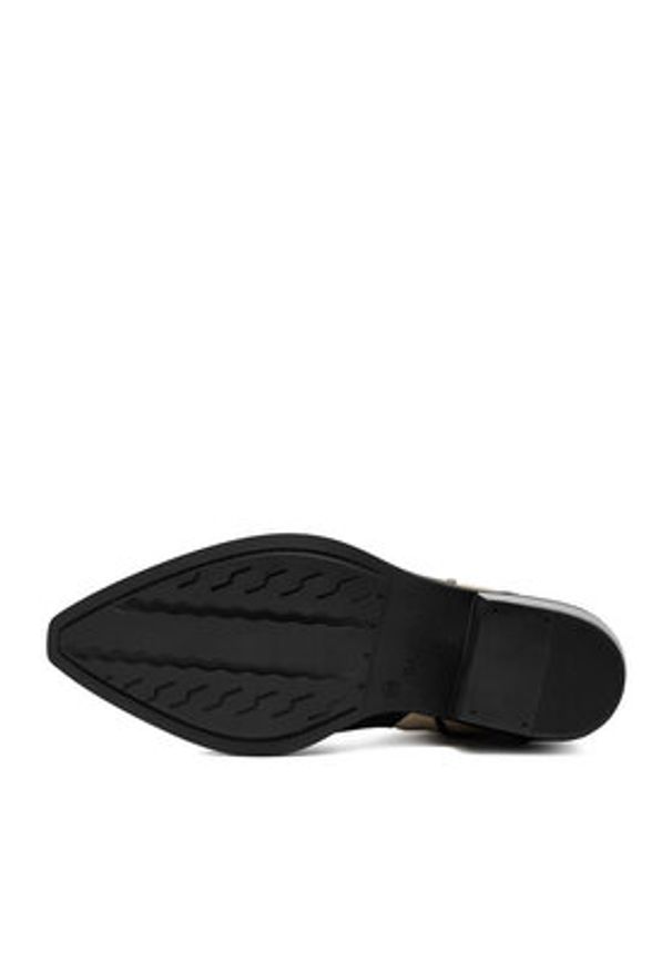 Badura Kowbojki EO-BAYLOR-5033-25 Beżowy. Kolor: beżowy. Materiał: zamsz, skóra