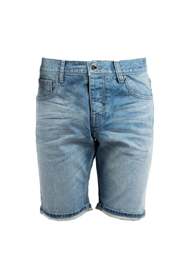 Antony Morato Szorty "Baart" | MMDS00061 FA700102 | Baart | Mężczyzna | Niebieski. Kolor: niebieski. Materiał: bawełna. Wzór: aplikacja