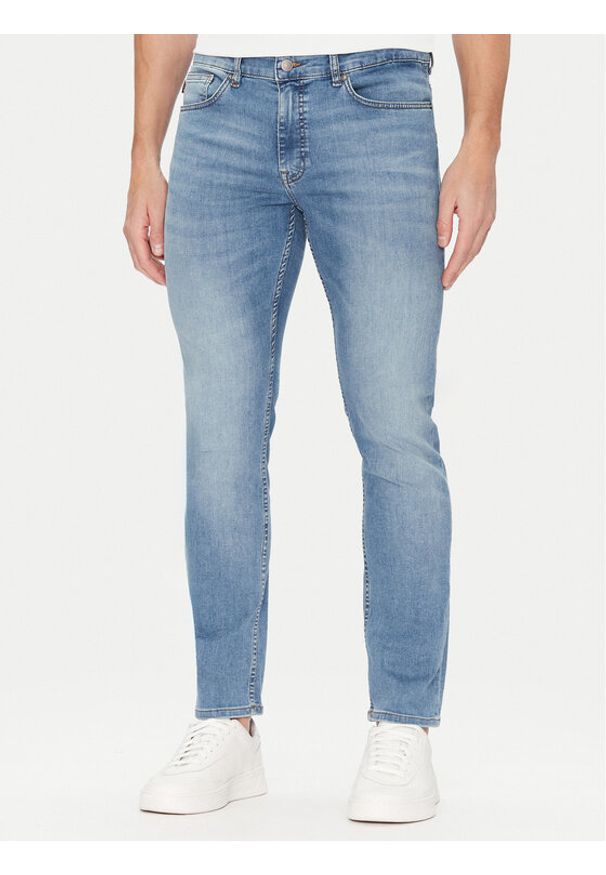 BOSS Jeansy Delaware Bo 50537800 Niebieski Slim Fit. Kolor: niebieski