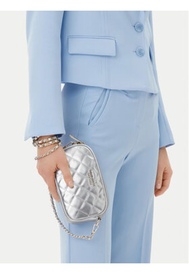 Nine West Torebka LILLA2 Srebrny. Kolor: srebrny