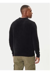 Aeronautica Militare Sweter 252MA1573UL00539 Czarny Regular Fit. Kolor: czarny. Materiał: bawełna #4