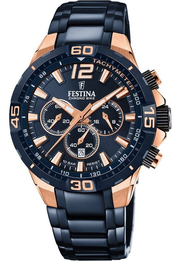 Zegarek Festina Zegarek męski Festina F20524-1 niebieski. Kolor: niebieski