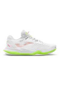 Buty do tenisa ziemnego damskie Joma T.POINT LADY z amortyzacją. Kolor: biały, zielony, wielokolorowy. Sport: tenis