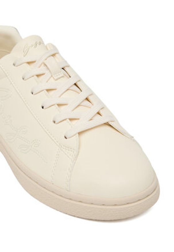 BOSS Sneakersy Everlynn 50563441 Biały. Kolor: biały. Materiał: skóra