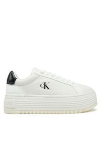 Sneakersy Calvin Klein Jeans. Kolor: biały