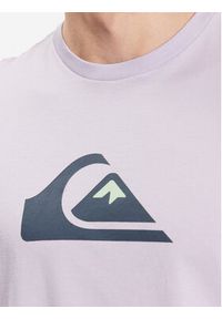 Quiksilver T-Shirt Comp Logo EQYZT06534 Fioletowy Regular Fit. Kolor: fioletowy. Materiał: bawełna #4