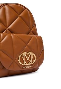 Love Moschino - LOVE MOSCHINO Plecak JC4037PP0OLC0200 Brązowy. Kolor: brązowy. Materiał: skóra #4
