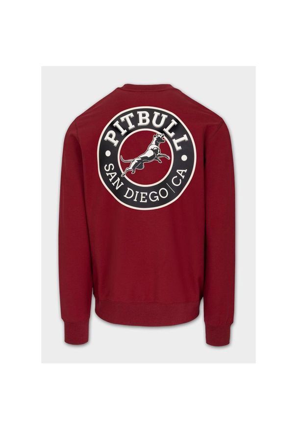 PITBULL - Bluza męska Pitbull SAN DIEGO CA. Kolor: czerwony, brązowy, wielokolorowy