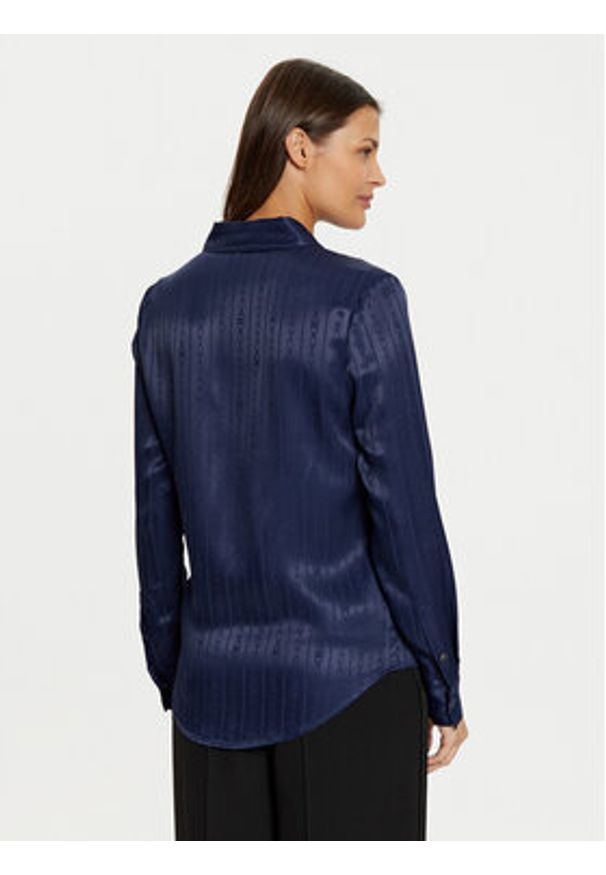 Marciano Guess Koszula 5RGH30 7169A Granatowy Regular Fit. Kolor: niebieski. Materiał: wiskoza