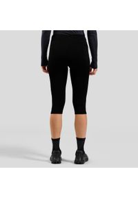 Legginsy 3/4 do biegania damskie Odlo ESSENTIAL. Kolor: czarny