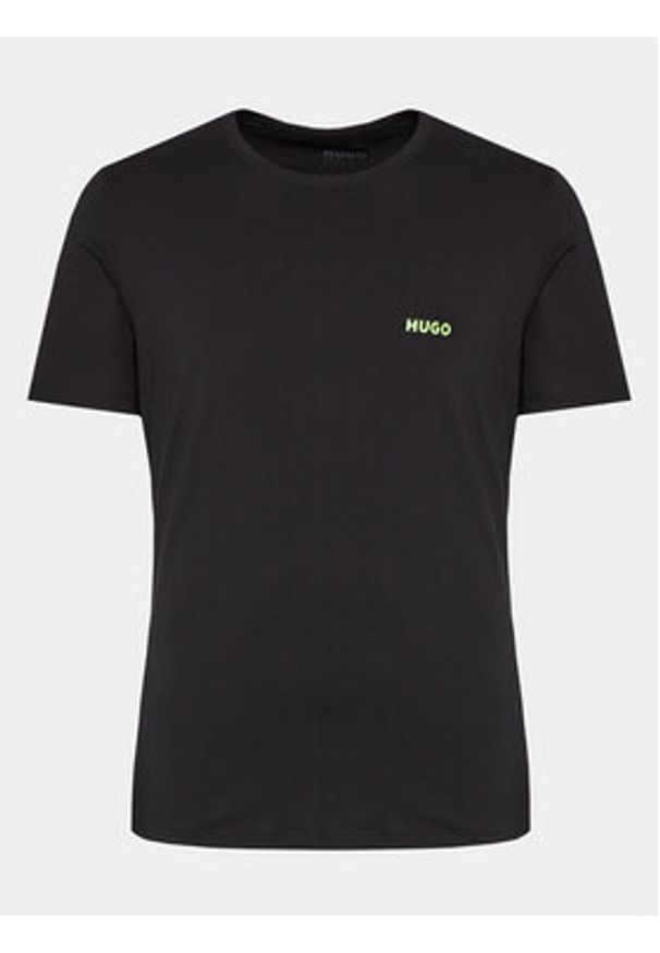 Hugo Komplet 3 t-shirtów 50480088 Czarny Regular Fit. Kolor: czarny. Materiał: bawełna