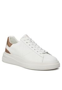 Guess Sneakersy Elba FMPVIB LEA12 Biały. Kolor: biały. Materiał: skóra #5