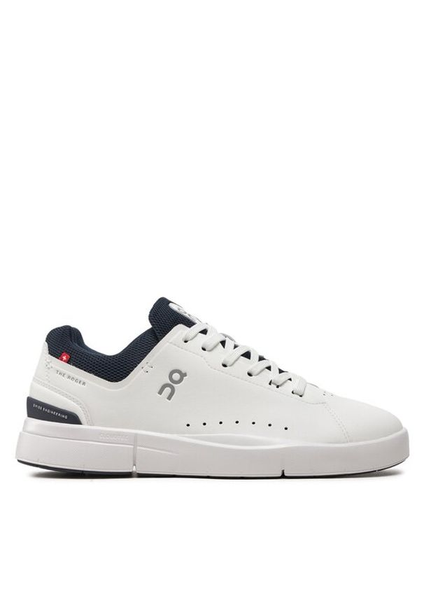 On Buty do biegania The Roger Advantage 3MD10640148 Biały. Kolor: biały. Materiał: skóra
