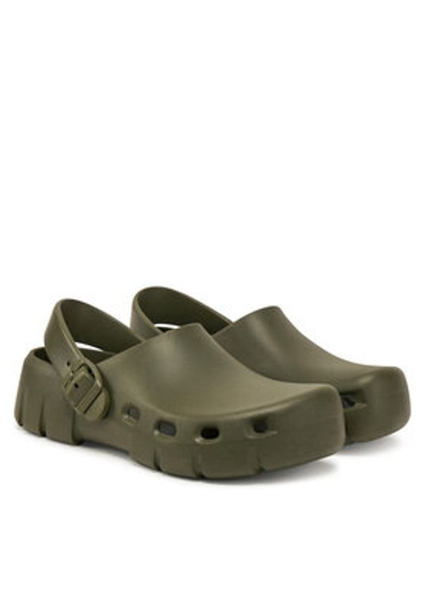 Birkenstock Klapki Birki-Flow EVA 1028741 Khaki. Kolor: brązowy
