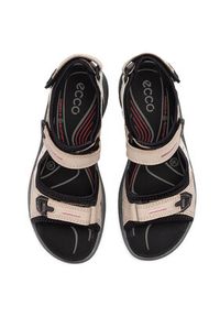 ecco - ECCO Sandały Offroad 06956354695 Beżowy. Kolor: beżowy. Materiał: skóra, nubuk #7