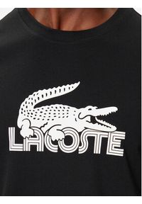 Lacoste T-Shirt TH2508 Czarny Regular Fit. Kolor: czarny. Materiał: bawełna #4