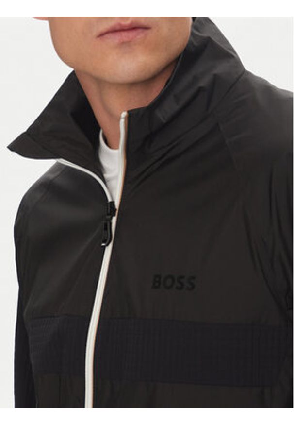 BOSS Dres TR_T-Match 50541286 Czarny Regular Fit. Kolor: czarny. Materiał: syntetyk