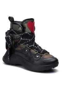 Love Moschino - LOVE MOSCHINO Sneakersy JA15286G18IU285A Czarny. Kolor: czarny #1