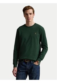 Polo Ralph Lauren Sweter 710760121501 Zielony Regular Fit. Typ kołnierza: polo. Kolor: zielony. Materiał: bawełna #1