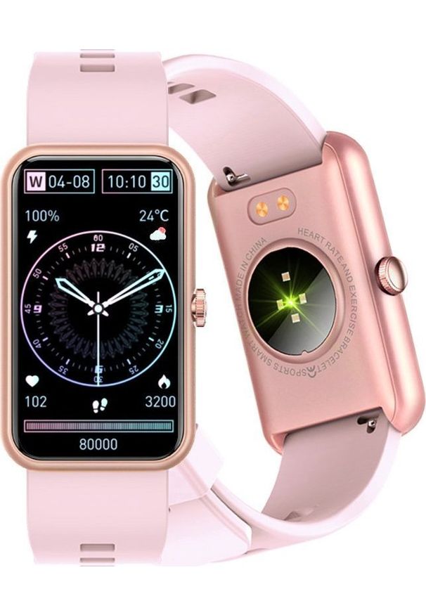 Smartwatch Rubicon RNCE83 Różowy (RNCE83). Rodzaj zegarka: smartwatch. Kolor: różowy