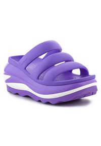 Klapki unisex Crocs Mega Crush Triple Strap. Kolor: niebieski. Materiał: syntetyk, materiał