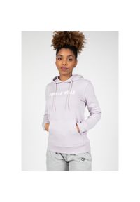 GORILLA WEAR - Bluza fitness damska Gorilla Wear Charlotte Hoodie z kapturem. Typ kołnierza: kaptur. Kolor: fioletowy. Sport: fitness #1