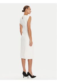 Rinascimento Sukienka koktajlowa CFC0020043002 Biały Slim Fit. Kolor: biały. Materiał: syntetyk. Styl: wizytowy