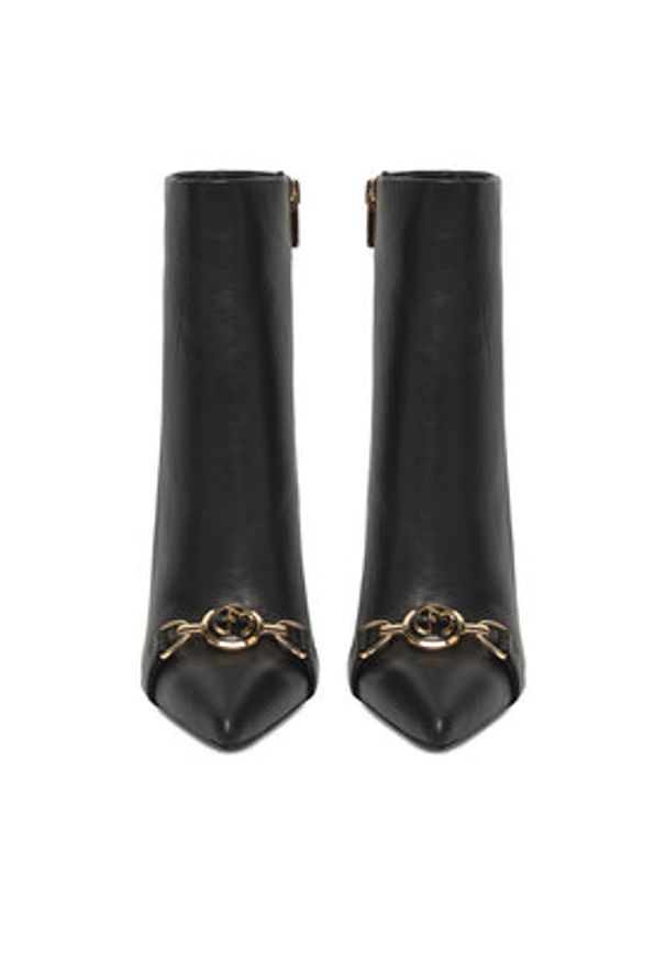 Eva Minge Botki EO-LANA-771X-227 Czarny. Kolor: czarny. Materiał: skóra