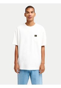 RVCA T-Shirt Americana Pocket EVYZT00127 Biały Relaxed Fit. Kolor: biały. Materiał: bawełna #1