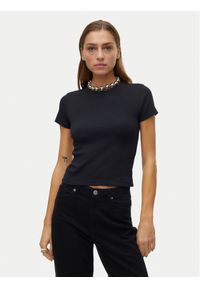 Vero Moda T-Shirt Chloe 10306894 Czarny Tight Fit. Kolor: czarny. Materiał: bawełna #1