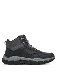 skechers - Skechers Trekkingi Santoro 205587 BLK Czarny. Kolor: czarny. Materiał: skóra. Sport: turystyka piesza