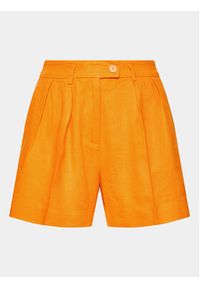 Sisley Szorty materiałowe 484QL900Q Pomarańczowy Regular Fit. Kolor: pomarańczowy. Materiał: wiskoza #3