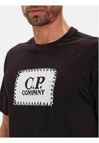 C.P. Company T-Shirt RCCMTS723A005100W Czarny Regular Fit. Kolor: czarny. Materiał: bawełna #4