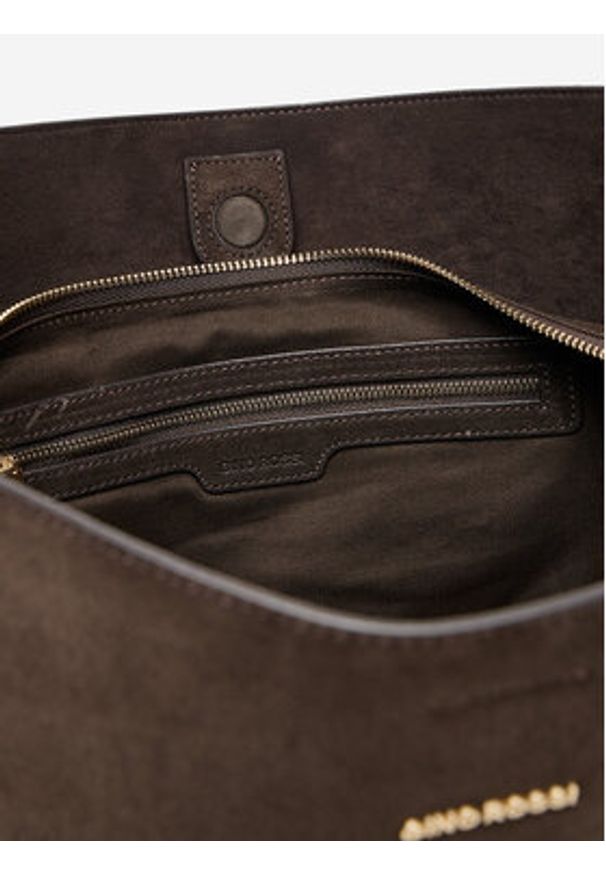 Gino Rossi - GINO ROSSI Torebka EO-LARA-513-518-2 Brązowy. Kolor: brązowy. Materiał: zamszowe, skórzane