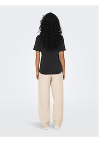only - ONLY T-Shirt 15303212 Czarny Regular Fit. Kolor: czarny. Materiał: syntetyk #11