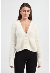 Patrizia Pepe - Kardigan damski z wełną alpaka PATRIZIA PEPE. Materiał: wełna #4