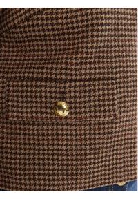 Barbour Marynarka LTA0126BR51 Brązowy Regular Fit. Kolor: brązowy. Materiał: wełna #5