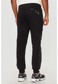 Aeronautica Militare - AERONAUTICA MILITARE Czarne męskie spodnie dresowe Joggers, Rozmiar XXL. Kolor: czarny. Materiał: dresówka #4