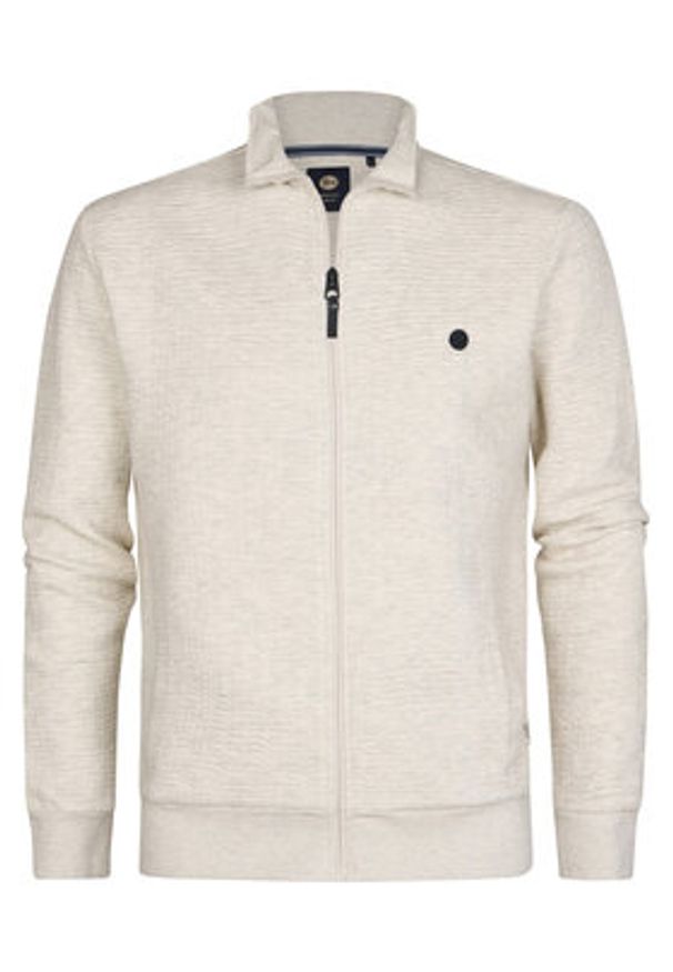 Petrol Industries Bluza M-1050-SWC333 Écru Regular Fit. Materiał: bawełna