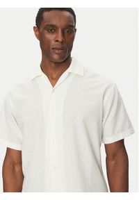 Jack & Jones Koszula Breeze Resort 12268967 Biały Relaxed Fit. Kolor: biały. Materiał: bawełna, len #4