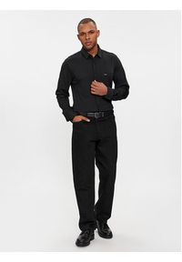 Calvin Klein Koszula K10K110858 Czarny Slim Fit. Kolor: czarny. Materiał: bawełna