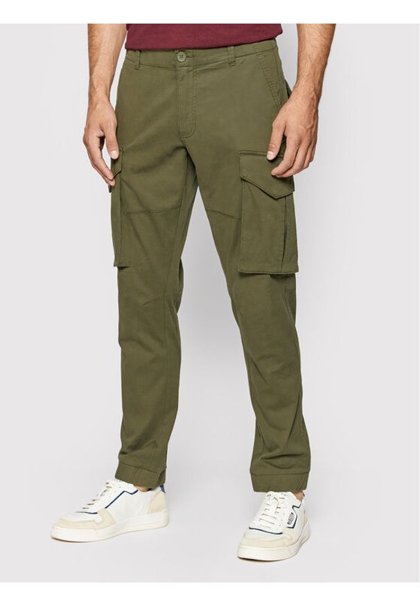 Only & Sons Spodnie materiałowe Kim 22020490 Zielony Regular Fit. Kolor: zielony. Materiał: bawełna