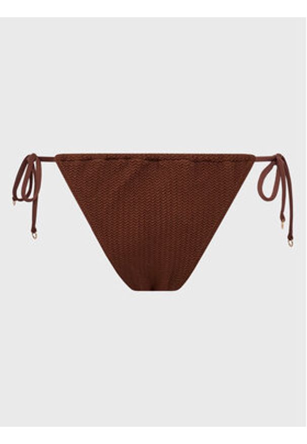 Seafolly Dół od bikini Sea Dive 40687-861 Brązowy. Kolor: brązowy. Materiał: syntetyk